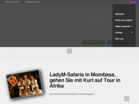 ladymsafaris.de Webseite Vorschau