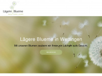 laegere-blueme.ch Webseite Vorschau