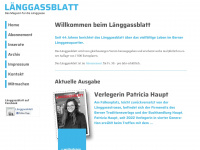 laenggassblatt.ch Webseite Vorschau