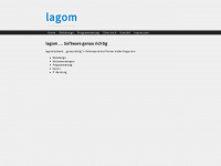 lagom.de Webseite Vorschau