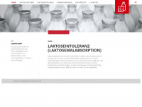 laktose-intoleranz.ch Webseite Vorschau