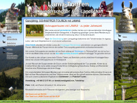lama-touren.at Webseite Vorschau