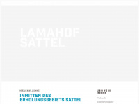 lamahof.ch Webseite Vorschau