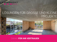 lambrecht-bau.ch Webseite Vorschau