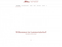 lammertalerhof.at Webseite Vorschau