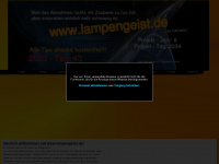 lampengeist.de Webseite Vorschau