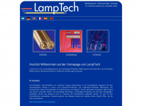 lamptech.de Webseite Vorschau