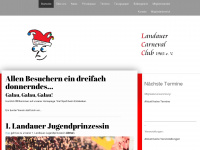 landauercarnevalclub.de Webseite Vorschau