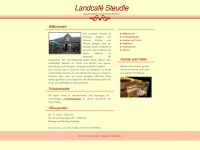 landcafe-steudle.de Webseite Vorschau