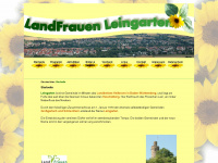 landfrauen-leingarten.de Webseite Vorschau