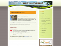 landfrauen-woersdorf.de Webseite Vorschau