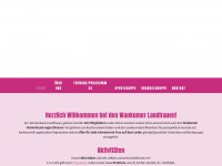 landfrauenverband-wankum.de Webseite Vorschau