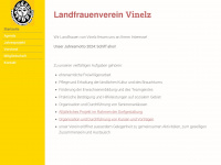 landfrauenvinelz.ch Webseite Vorschau