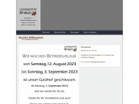 landgasthofbraun.de Webseite Vorschau