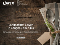 landgasthofloewen.ch Webseite Vorschau