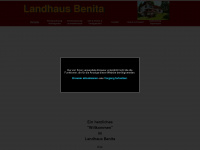 landhaus-benita.de Webseite Vorschau