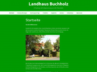 landhaus-buchholz.de Webseite Vorschau