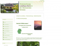 landhaus-doris.de Webseite Vorschau