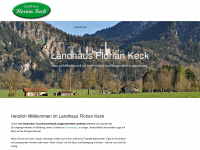 landhaus-florian-keck.de Webseite Vorschau