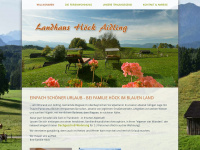 landhaus-hoeck-aidling.de Webseite Vorschau