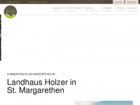 landhaus-holzer.at Webseite Vorschau