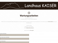 landhaus-kaiser.at Webseite Vorschau