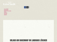 landhaus-loescher.at Webseite Vorschau