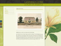 landhaus-luise.de Webseite Vorschau