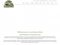 landhaus-raich.at Webseite Vorschau