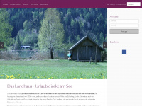 landhaus-see.at Webseite Vorschau