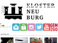 klosterneuburg.at Webseite Vorschau