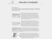 denkmaeler-muenchen.de Webseite Vorschau
