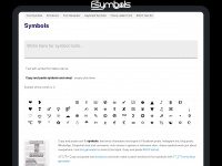 fsymbols.com Webseite Vorschau