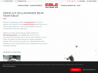 eble4x4.de Webseite Vorschau