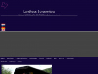 landhausbonaventura.at Webseite Vorschau