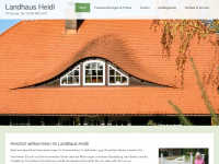 landhausheidi.de Webseite Vorschau