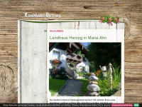 landhausherzog.at Webseite Vorschau