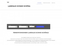 landhausschmid.de Webseite Vorschau