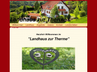 landhauszurtherme.at Webseite Vorschau