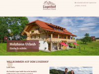 landhotel-lugerhof.de Webseite Vorschau