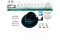 landluft.co.at Webseite Vorschau