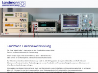 landmann-elektronik.de Webseite Vorschau
