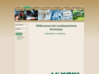 landmaschinen-buchmayr.at Webseite Vorschau