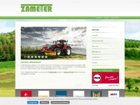 landmaschinen-zameter.at Webseite Vorschau