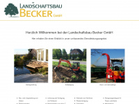 landschaftsbau-becker.de Webseite Vorschau
