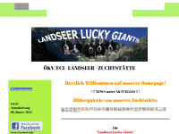 landseer-lucky-giants.at Webseite Vorschau
