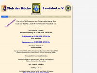 landshuter-koecheclub.de Webseite Vorschau