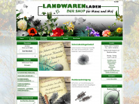 landwarenladen.de Webseite Vorschau