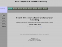 lang-klaus.de Webseite Vorschau