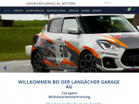langaecher.ch Webseite Vorschau